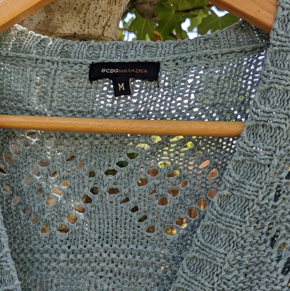 Light Aqua BCBGMaxAzria Cardigan (M) - Picture 1 of 3